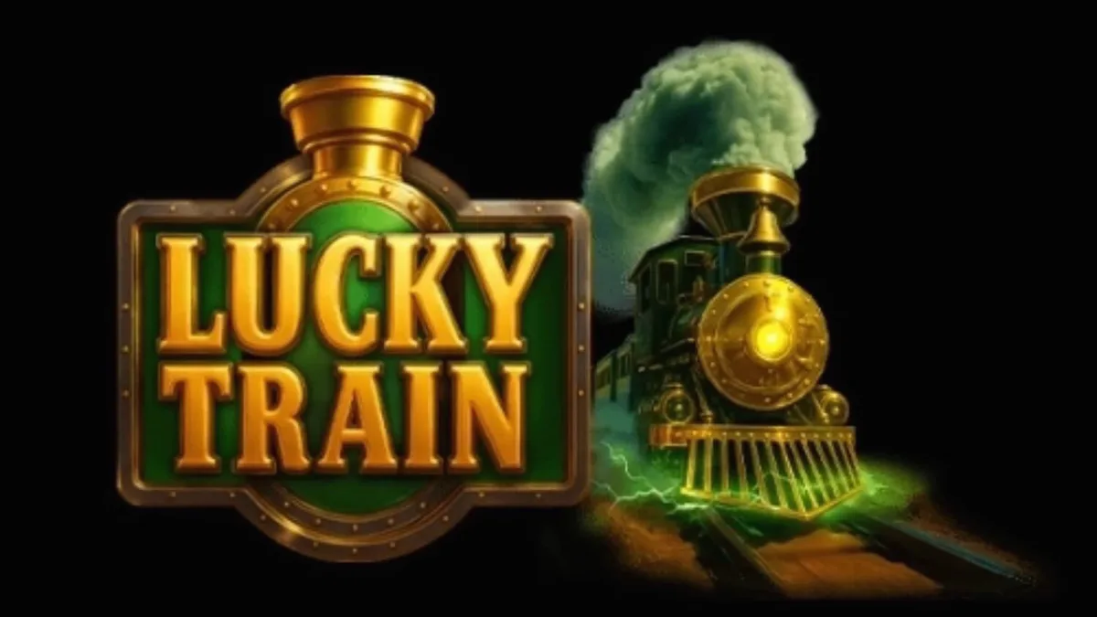 Tampilan visual mesin slot bertema steampunk Lucky Train