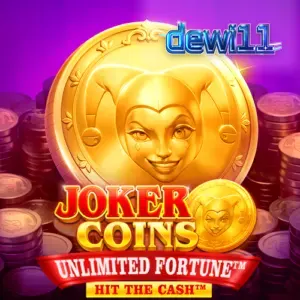 Tampilan visual slot Joker Coins Unlimited Fortune dengan nuansa klasik